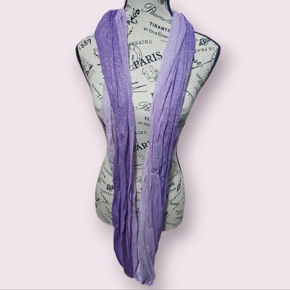 Purple Ombre Infinity Scarf O.S. - Picture 2 of 3